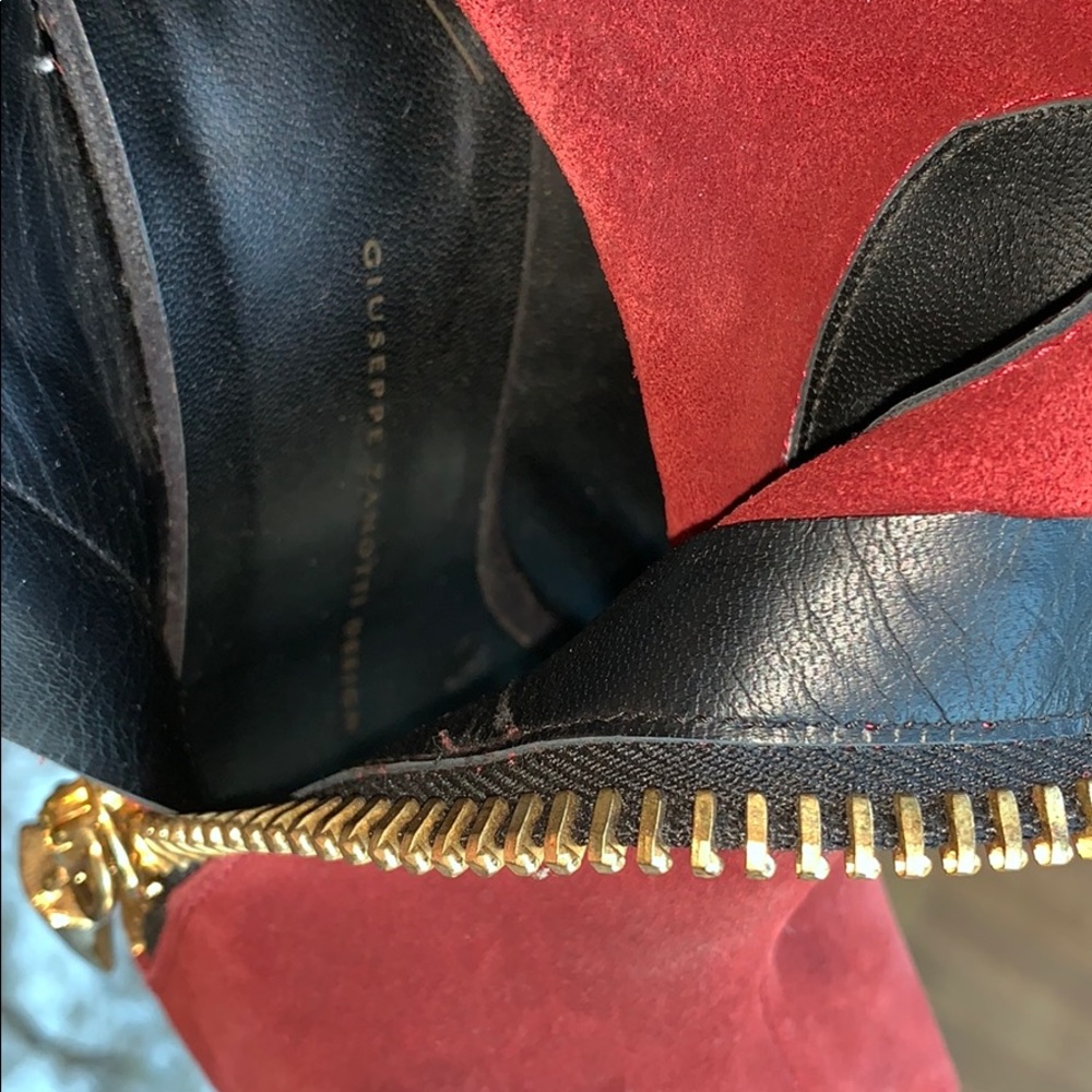 Giuseppe zanotti burgundy booties - Picture 8 of 8